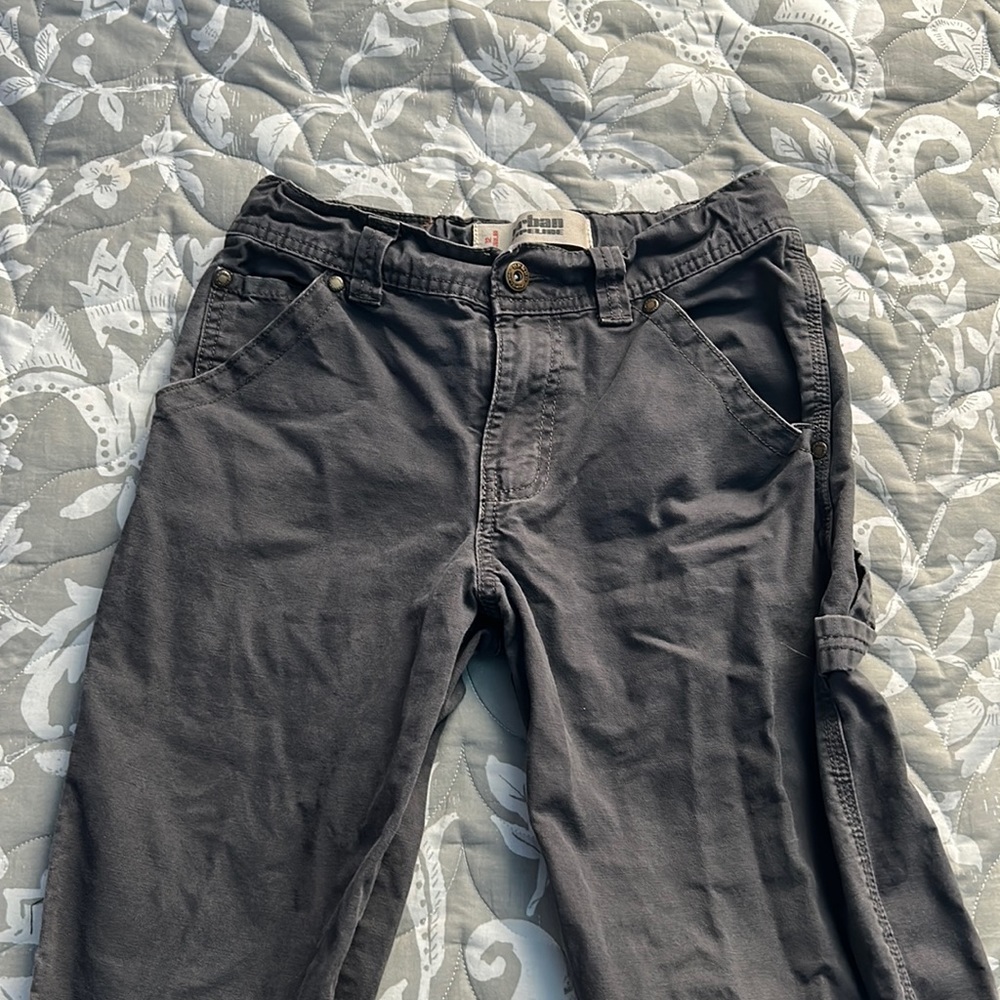 Vintage grey urban pipeline jeans